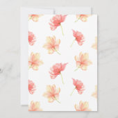 ウィスピ絵を描ーフローラ結婚式招待状 招待状 (裏面)