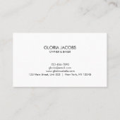 ウィスフェミニンクお洒落ヘラベーカリー 名刺 (裏面)