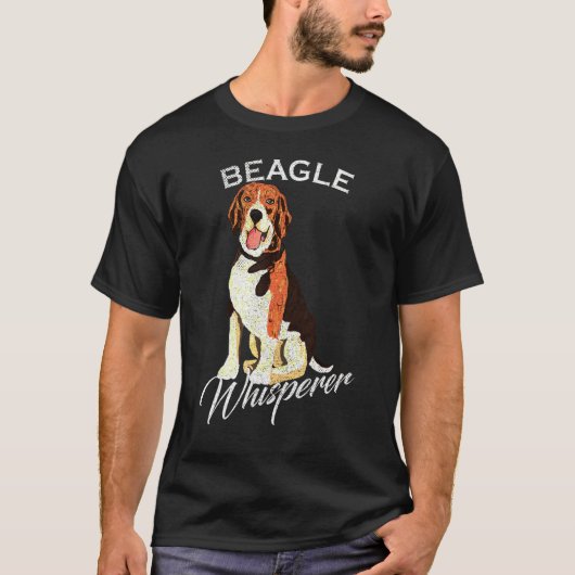 ウィスペラービーグル犬のオーナー Tシャツ (正面)