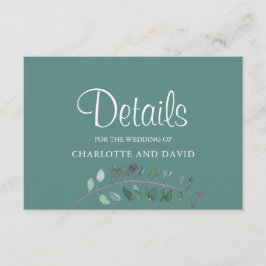 ウィスモダンテリア結婚ワテカラー詳細 エンクロージャーカード