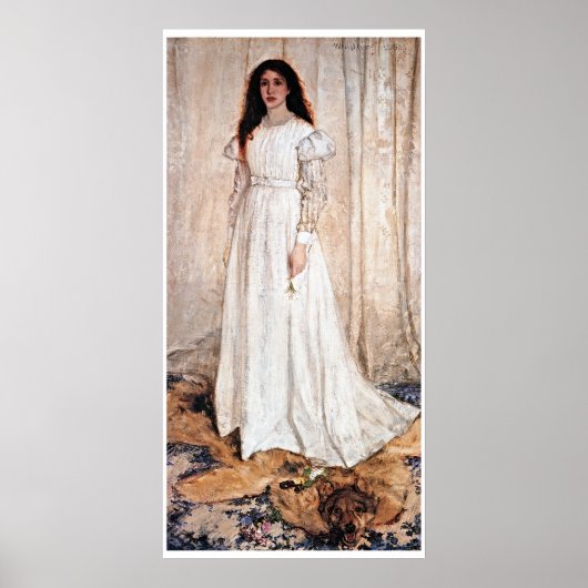 ウィスラーのポスターによる白いシンフォニー ポスター (正面)