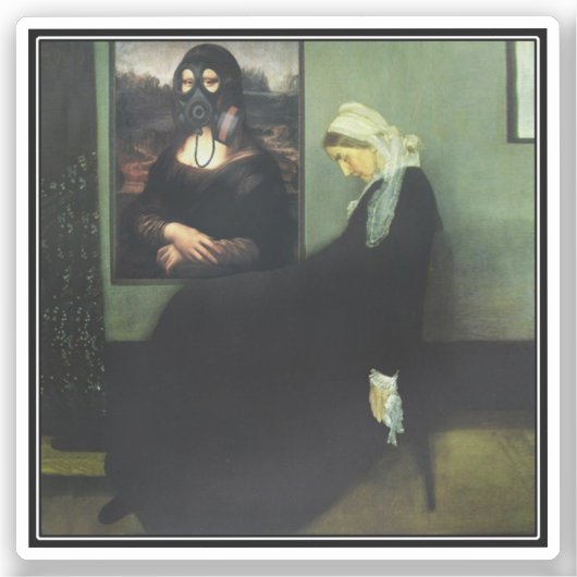 ウィスラーの母がモナ得・リサにガス化 シール (正面)