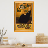 ウィスラーの母親の後のアイルランドのカナダのレンジャーズ ポスター (キッチン)