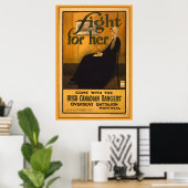 ウィスラーの母親の後のアイルランドのカナダのレンジャーズ ポスター (ホームオフィス)