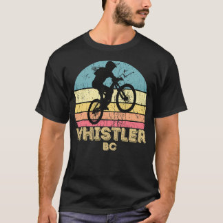 ウィスラーの街 マウンテンバイク Tシャツ