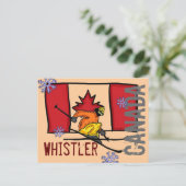 ウィスラーカナダスキー葉書 ポストカード (スタンド正面)