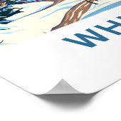 ウィスラーカナダトラベルプリント ポスター (角)