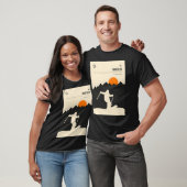 ウィスラースキーバンクーバー旅行ポスタミニマルー Tシャツ (ユニセックス)