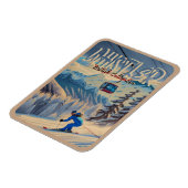 ウィスラーバンクーバーブリティッシュコロンビアカナダ1950年代 マグネット (左側)