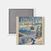 ウィスラーバンクーバーブリティッシュコロンビアカナダ1950年代 マグネット (正面/裏面)