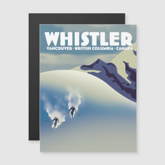 ウィスラーブリティッシュコロンビアカナダスキー (正面/裏面)