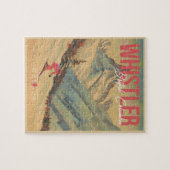 ウィスラーブリティッシュコロンビア州カナダヴィンテージ1960s ジグソーパズル (横)