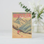 ウィスラーブリティッシュコロンビア州カナダヴィンテージ1960s ポストカード (スタンド正面)