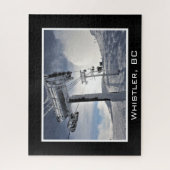 ウィスラーマウンテンBCカナダ議長スキースノー ジグソーパズル (縦)