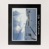 ウィスラーマウンテンBCカナダ議長スキースノー ジグソーパズル (縦)