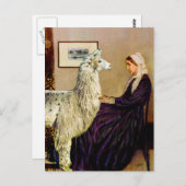 ウィスラー&アポスの母ラマ ポストカード (正面/裏面)