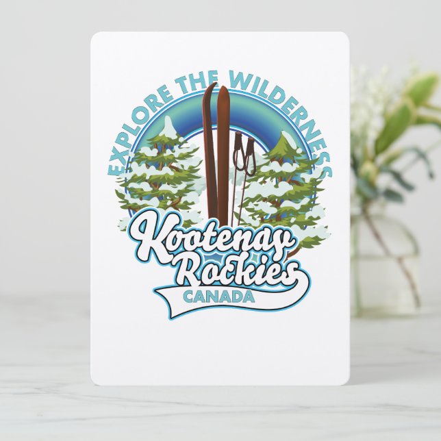 ウィスラー・カナダ、荒野を探索し、スキーのロゴ (スタンド正面)