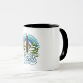 ウィスラー・カナダ、荒野を探索し、スキーのロゴG マグカップ (正面右)