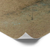 ウィスラー – ピンクとブラウンのノート ポスター (角)