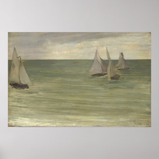 ウィスラー - 灰色と緑の銀の海 ポスター (正面)