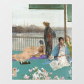 ウィスラー – 肉色と緑のバリエーション ウィンドウサイン (シート)