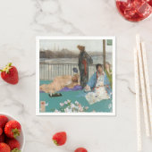 ウィスラー – 肉色と緑のバリエーション スタンダードカクテルナプキン (インサイチュ)