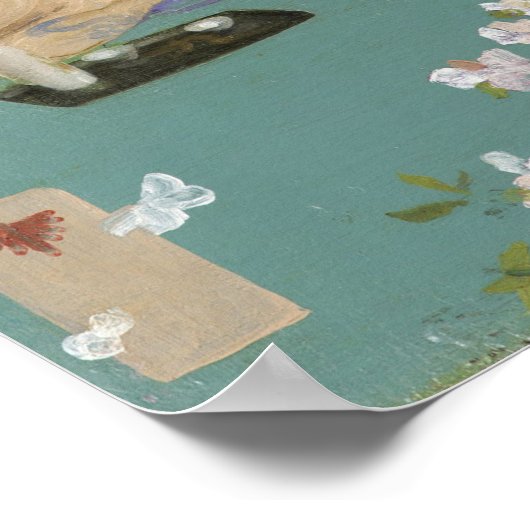 ウィスラー – 肉色と緑のバリエーション ポスター (角)