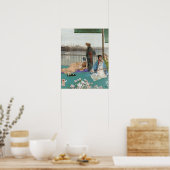 ウィスラー – 肉色と緑のバリエーション ポスター (キッチン)