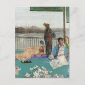 ウィスラー – 肉色と緑のバリエーション ポストカード (正面)