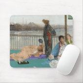 ウィスラー – 肉色と緑のバリエーション マウスパッド (マウス)