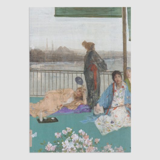 ウィスラー – 肉色と緑のバリエーション 薄葉紙