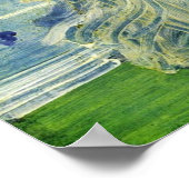 ウィスラー – 青と緑のバリエーション1868 ポスター (角)