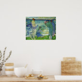 ウィスラー – 青と緑のバリエーション1868 ポスター (キッチン)