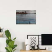 ウィスラー – 青と銀1871 ポスター (ホームオフィス)