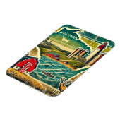 ウィス動揺してグランジコンシン マグネット (左側)