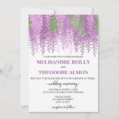 ウィス疑問に思テ結婚リア 招待状 (正面)