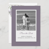 ウィス色彩の鮮やかテリア日付カードの保存 セーブザデート (正面/裏面)