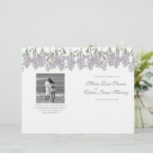 ウィス色彩の鮮やかテリア結婚式 プログラム (スタンド正面)