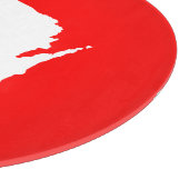 ウィス赤と白コンシン カッティングボード (角)