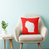 ウィス赤と白コンシン クッション (椅子)