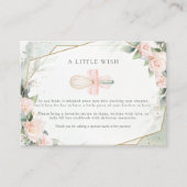 ウィス遠くにクフローラブライダルシャワーウィングウェル エンクロージャーカード (正面)
