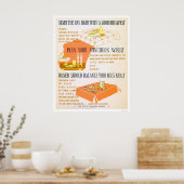 ウィス食べリーステイ健康1942 WPA ポスター (キッチン)