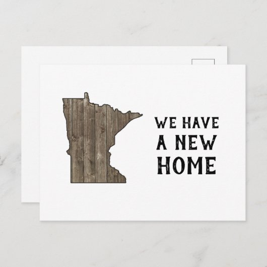 ウィズアニューホームミネソタファームハウス素朴 ポストカード (正面/裏面)