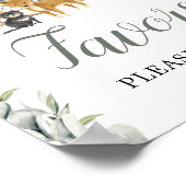 ウィズサインユーカリプトゥスのオーストラリアの動物パーティー ポスター (角)