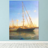 ウィズサニーデイシービーチイスラエルズリア キャンバスプリント (インサイチュ (ウッドフロア))