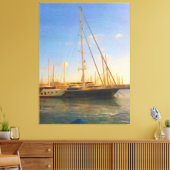 ウィズサニーデイシービーチイスラエルズリア キャンバスプリント (インサイチュ (リビング))