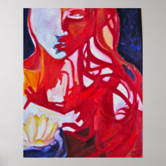 ウィズスアートプリントバイサラ・ハリス ポスター