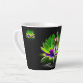 ウィズダムの整列ラテマグカップ カフェラテマグ (左アングル)