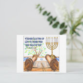 ウィズダムはライフポストカード感動的の木 ポストカード (スタンド正面)