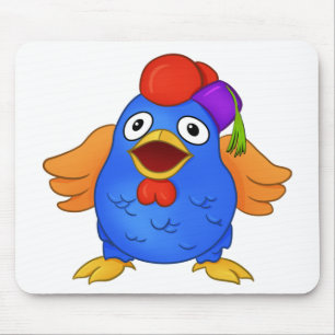 ウィズダムチキンのロゴ マウスパッド